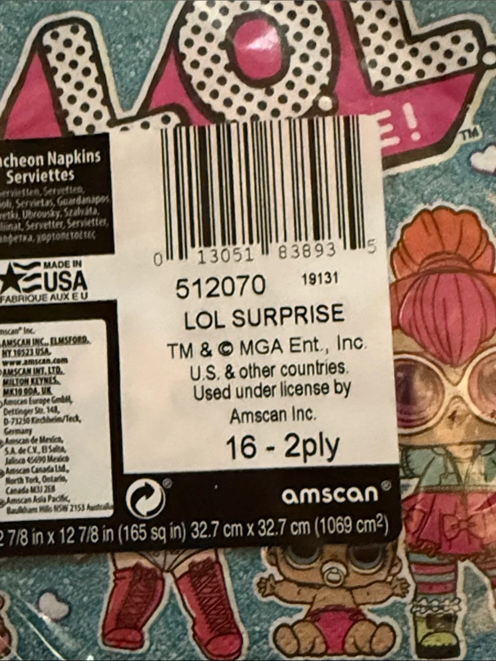 L.O.L. Surprise! surprise themed